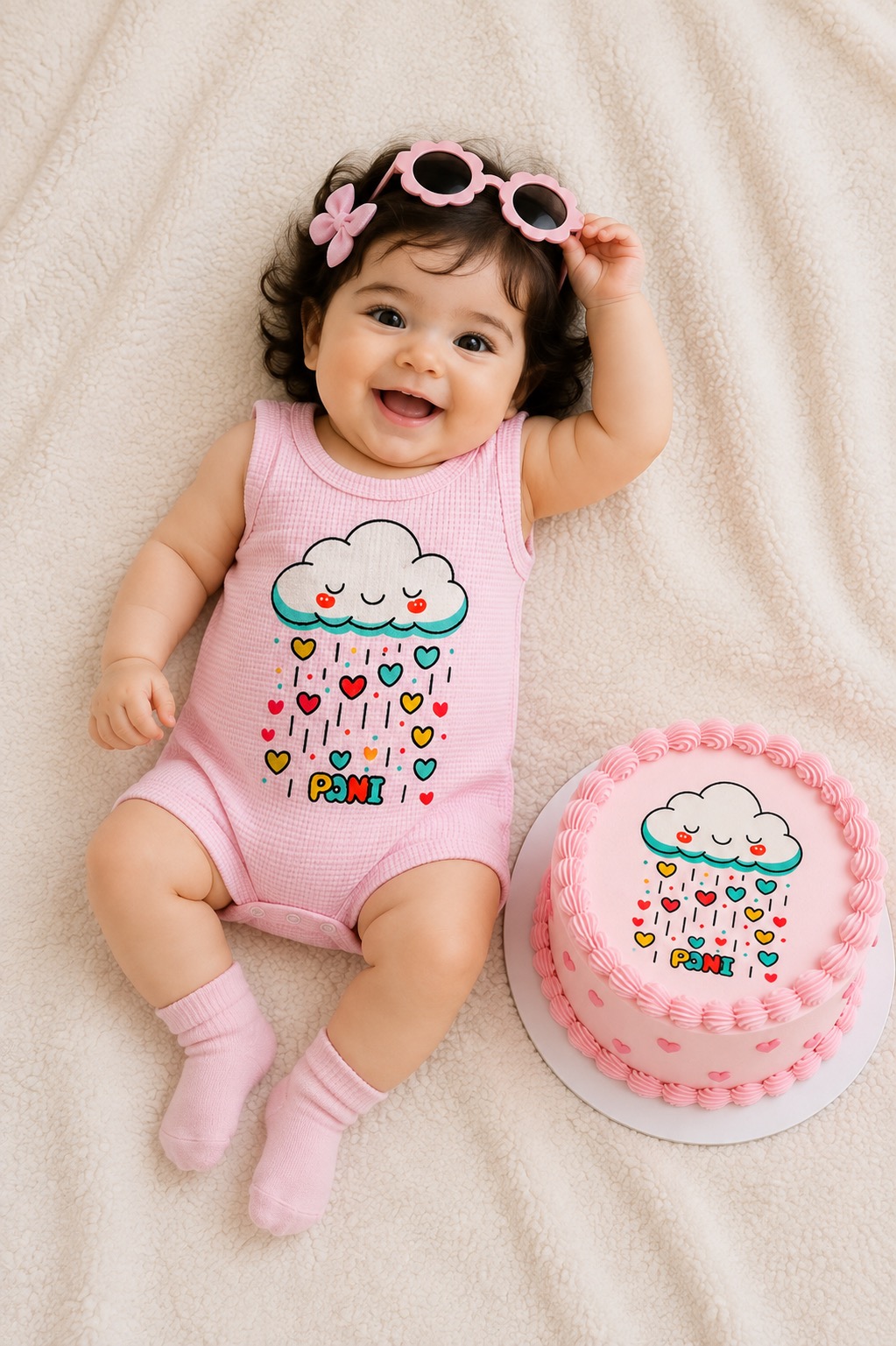 MSLU0W51FOOD53785915162543 حراج زیر دکمه بیسکویتی ابر صورتی - Image 1