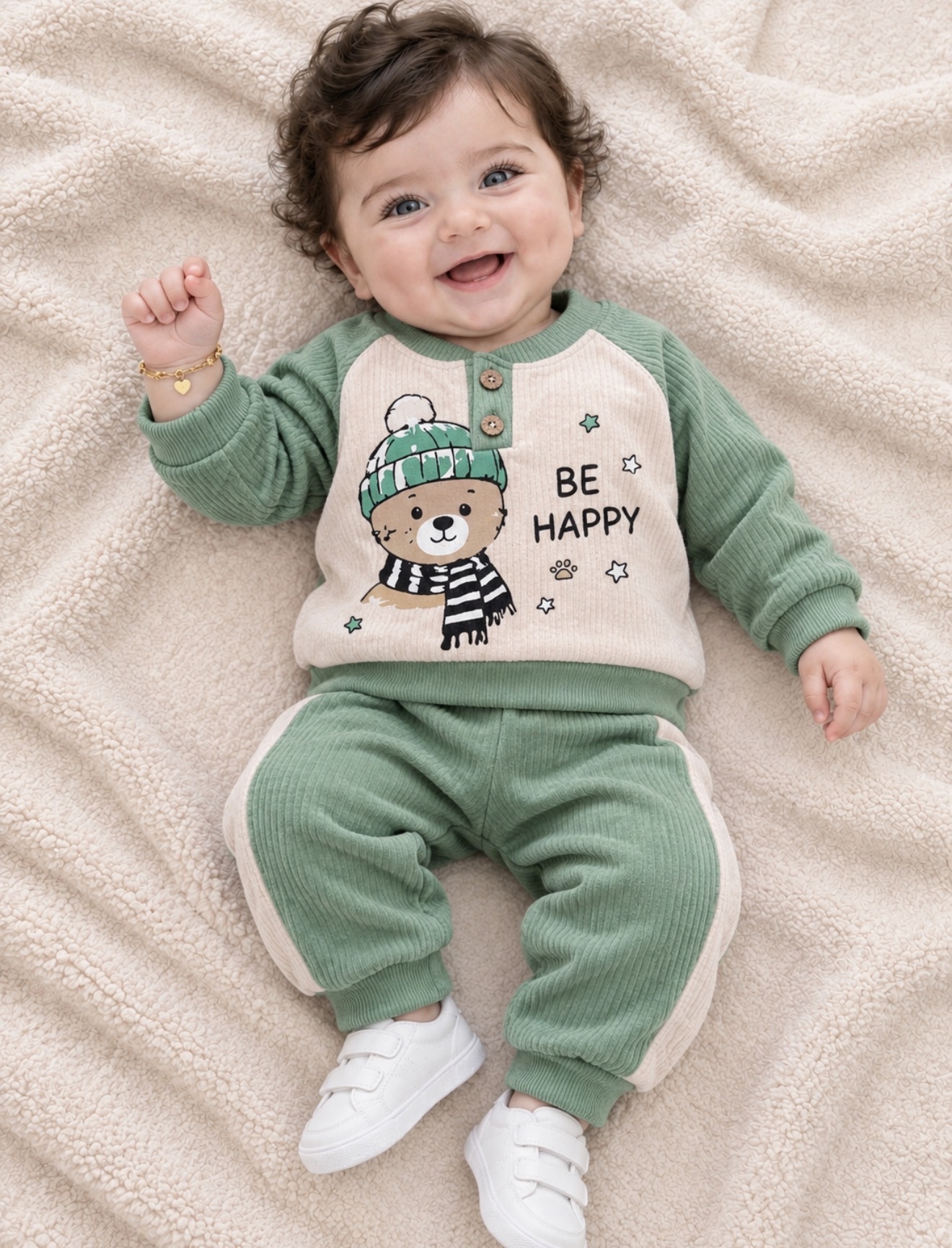 Screenshot حراج بلوز شلوار کبریتی be happy«سبز» - Image 1