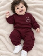 حراج دورس شلوار گربه«زرشکی»