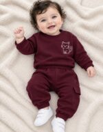 حراج دورس شلوار گربه«زرشکی» - Image 2